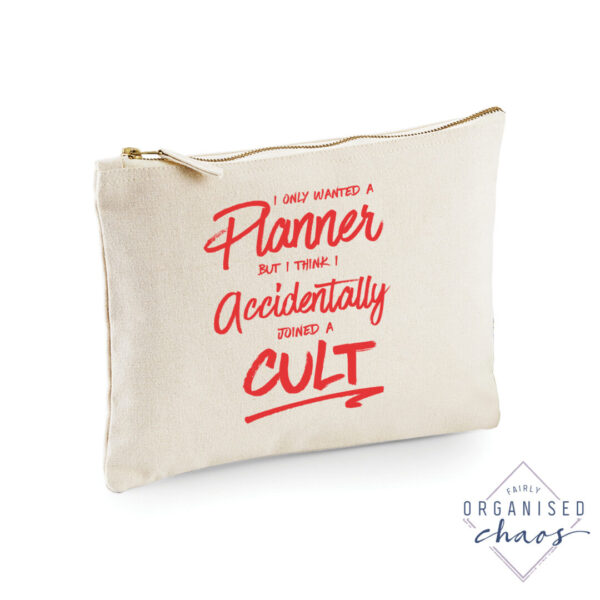 planner cult pouch natural