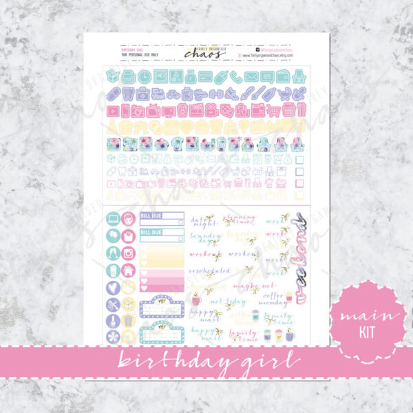 Birthday Girl Full Kit