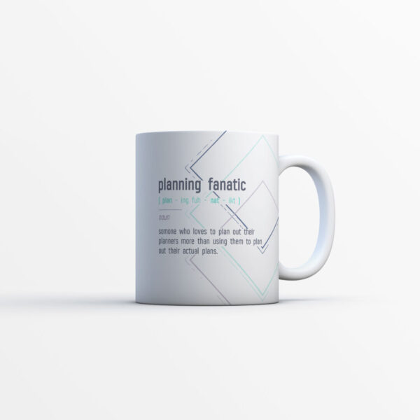 planning fanatic mug