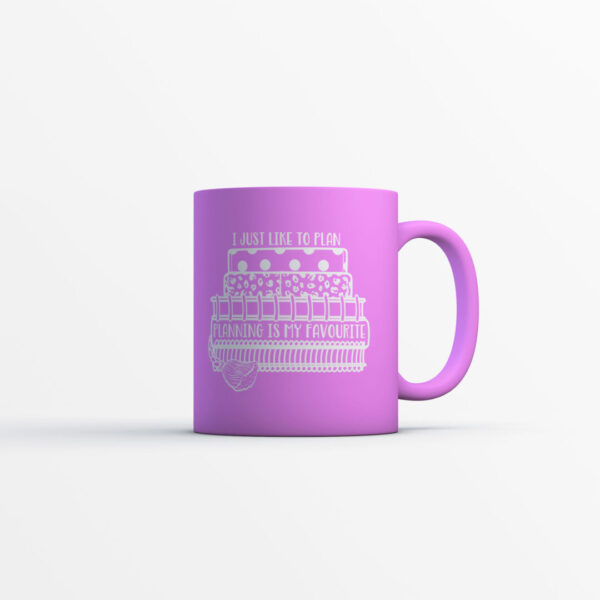 just like to plan leopard pink mug
