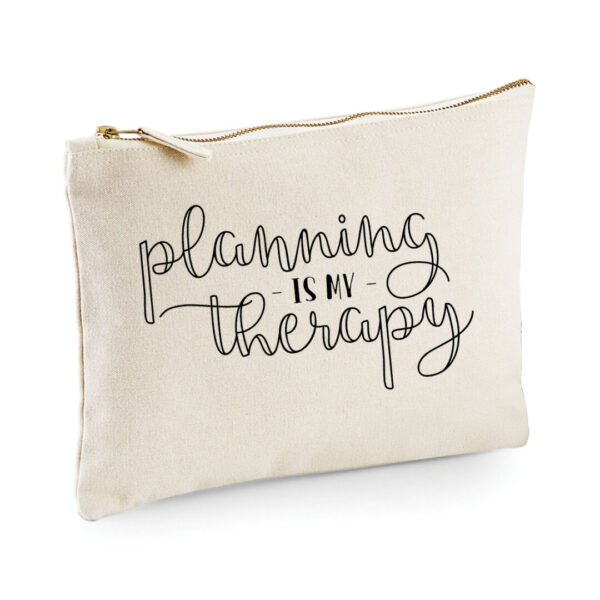 natural black planningtherapy pouch