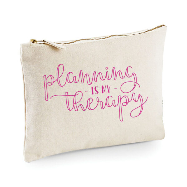 natural pink planningtherapy pouch