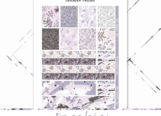 Lavender – Free Printable Sticker Kit