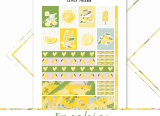 Lemons – Free Printable Sticker Kit