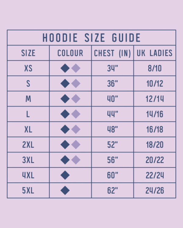 Hoodie Size Guide