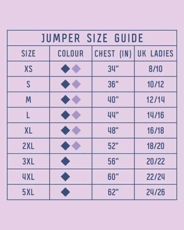 Jumper Size Guide